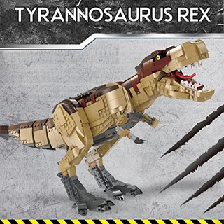 Foto 3 | Juego De Juguetes Con Bloques De Construcción Liberty Imports Dinosaur T-rex, 1811 Piezas - Venta Internacional.