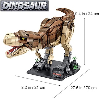 Foto 5 | Juego De Juguetes Con Bloques De Construcción Liberty Imports Dinosaur T-rex, 1811 Piezas - Venta Internacional.