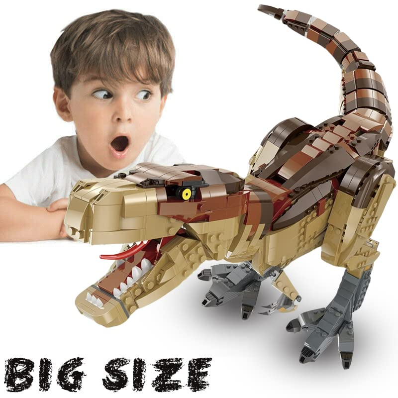 Foto 7 pulgar | Juego De Juguetes Con Bloques De Construcción Liberty Imports Dinosaur T-rex, 1811 Piezas - Venta Internacional.