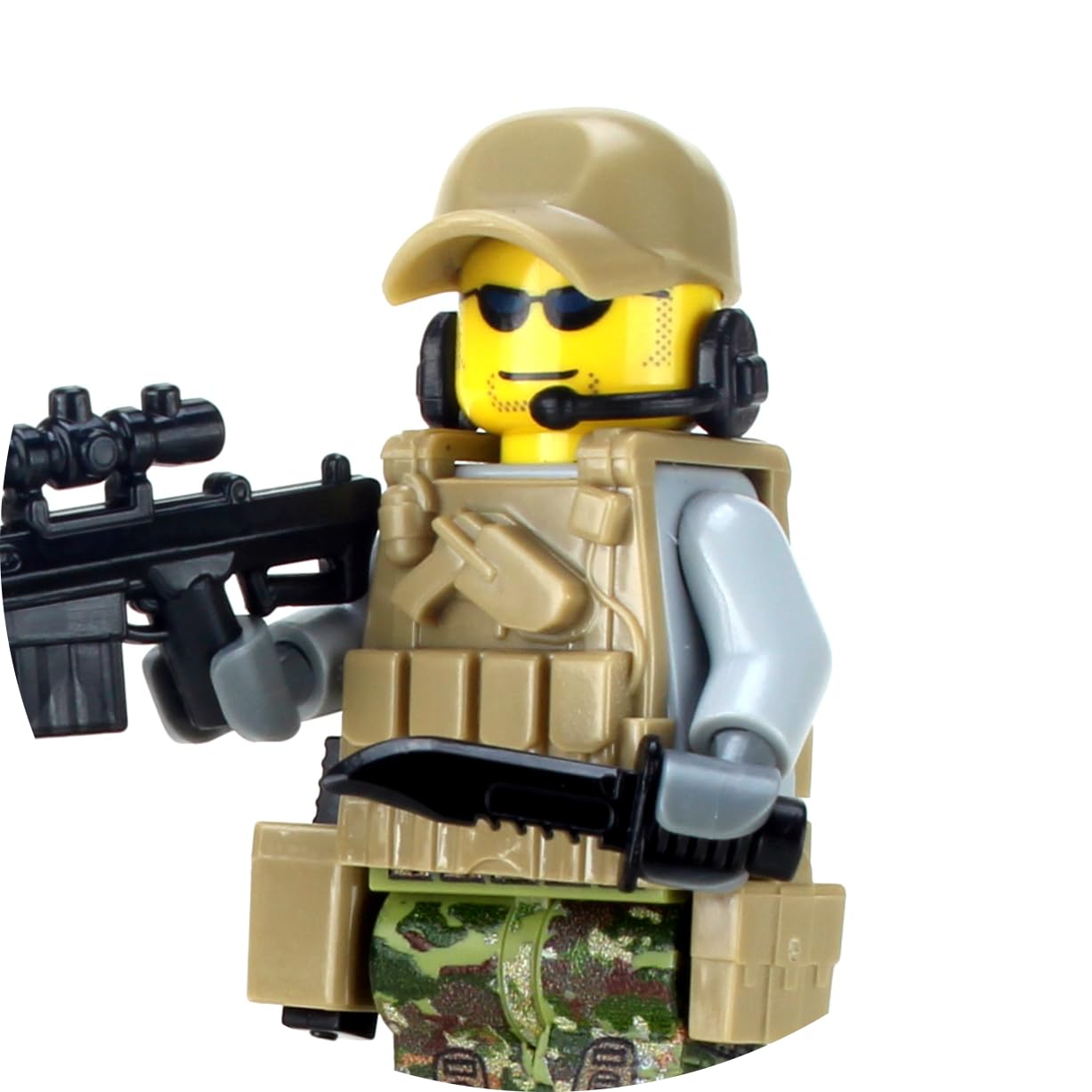 Foto 2 pulgar | Minifigura Coleccionable Battle Brick De Las Fuerzas Especiales Del Ejército De Los Ee. Uu. S - Venta Internacional.