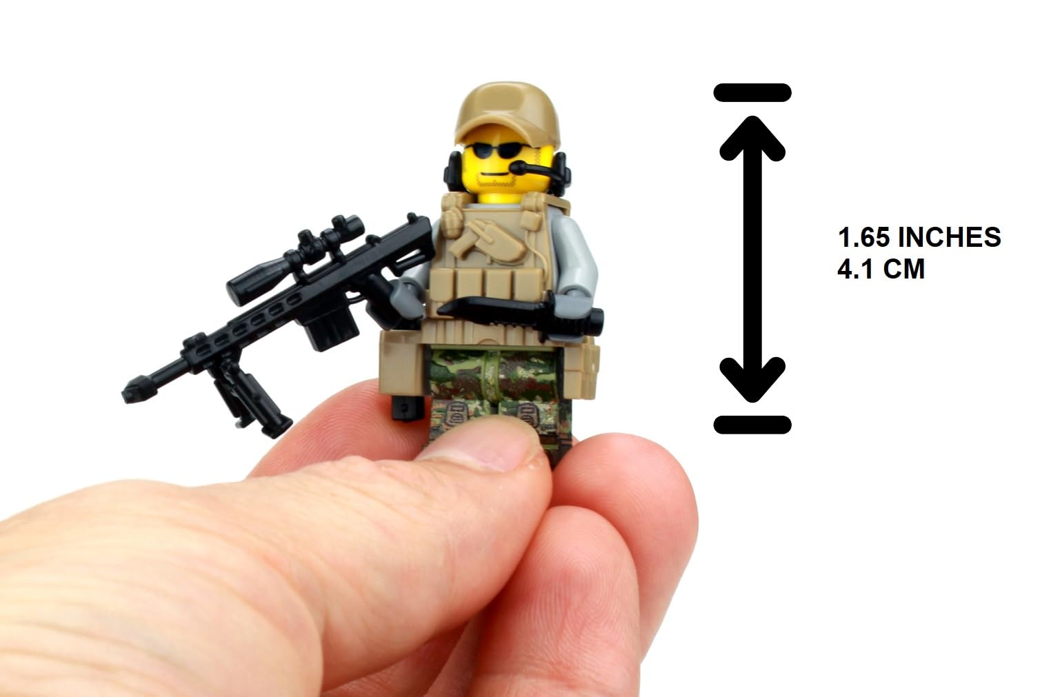 Foto 4 pulgar | Minifigura Coleccionable Battle Brick De Las Fuerzas Especiales Del Ejército De Los Ee. Uu. S - Venta Internacional.