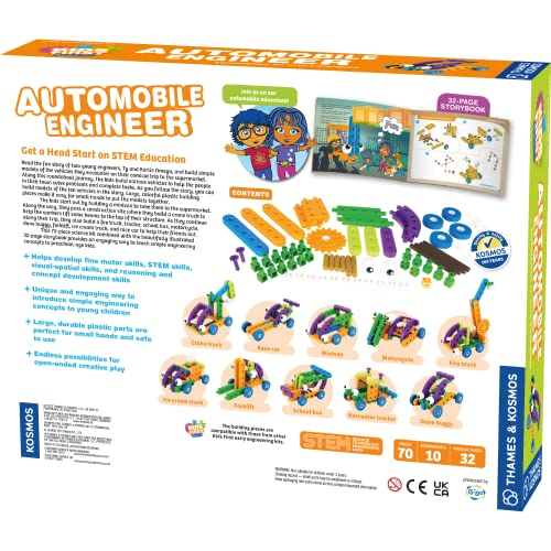 Foto 3 pulgar | Primer Kit De Ingeniería Automotriz Para Niños De Thames & K - Venta Internacional.