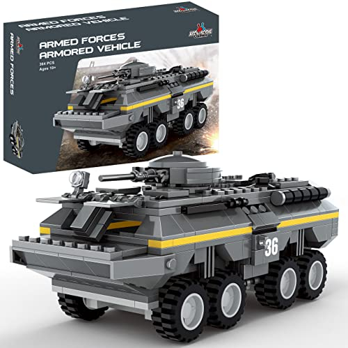 Set De Bloques De Construcción Apostrophe Games Armored Tank Vehicle 384 - Venta Internacional.