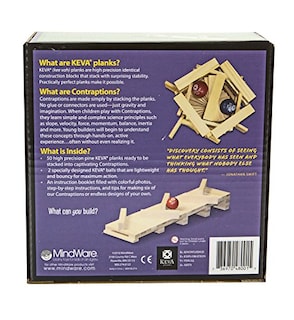 Foto 4 | Set De Construcción Mindware Keva Contraptions 50 Plank Set - Venta Internacional.