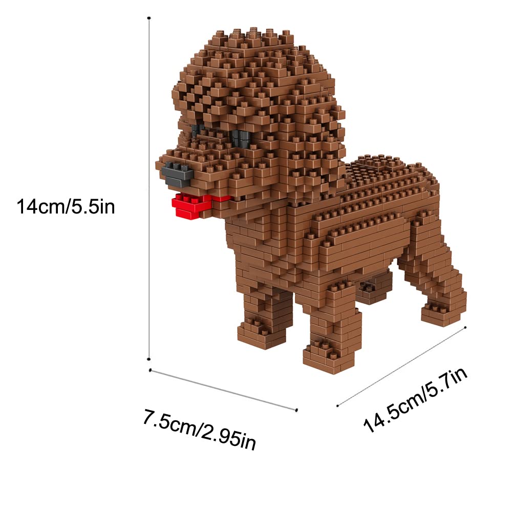 Foto 4 pulgar | Set De Microbloques Para Construir Animales Para Perros, Bricolaje, Arte 3d, 950 Unidades - Venta Internacional.