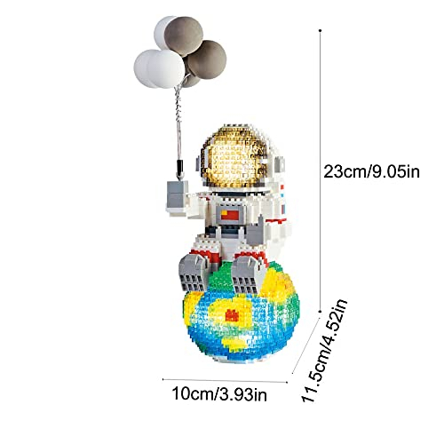 Foto 4 pulgar | Bloques De Construcción Iseesee Astronaut Con Iluminación Led 1368 Piezas - Venta Internacional.