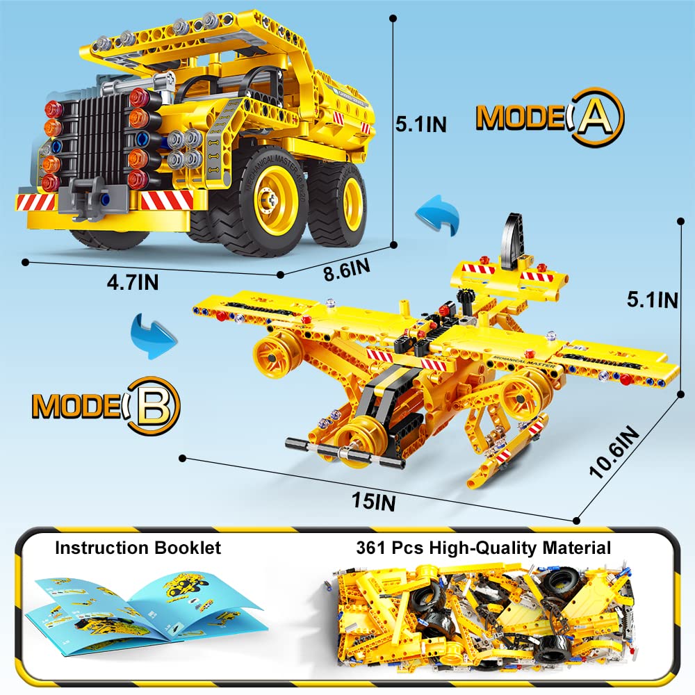Foto 4 pulgar | Juguete De Construcción Stem Juguete Jyusmile 361 Unidades Para Niños De 6 A 12 Años - Venta Internacional.