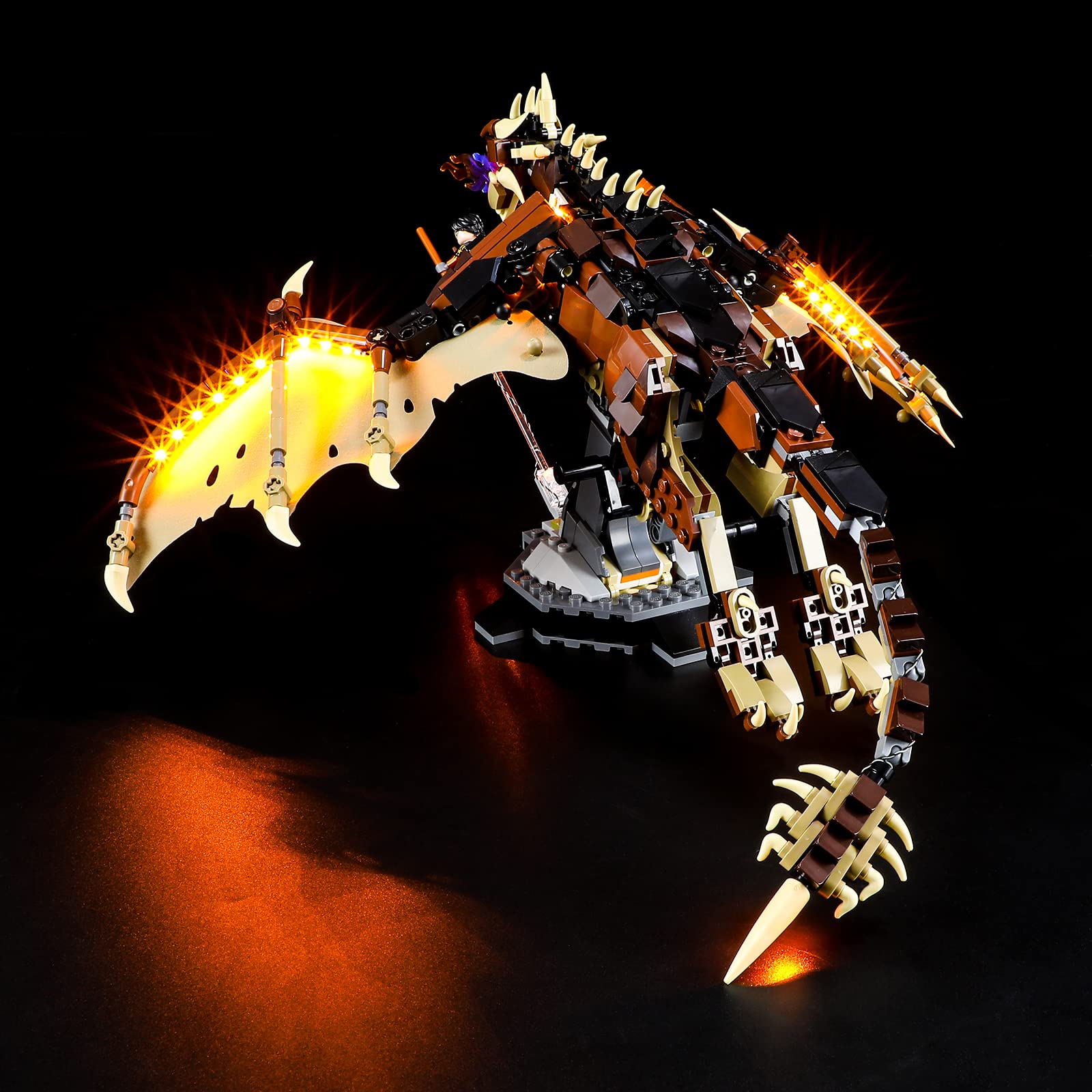 Foto 3 | Kit De Iluminación Briksmax Para Lego-76406 Hungary Horntail Drag - Venta Internacional.