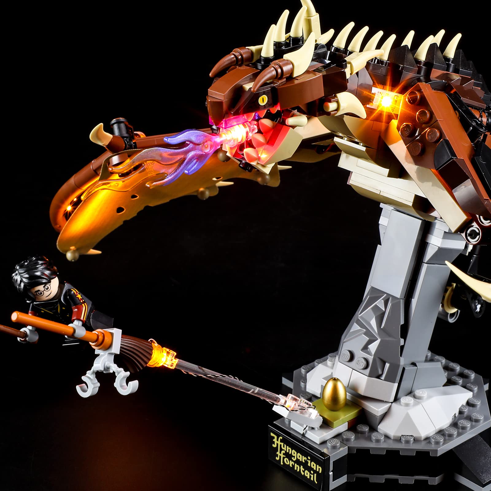 Foto 5 | Kit De Iluminación Briksmax Para Lego-76406 Hungary Horntail Drag - Venta Internacional.