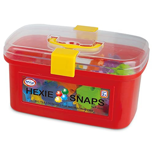 Foto 1 | Set De Juguetes De Construcción Popular Playthings Hexie-snaps 92 Piezas - Venta Internacional.