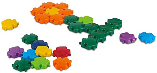 Foto 4 | Set De Juguetes De Construcción Popular Playthings Hexie-snaps 92 Piezas - Venta Internacional.