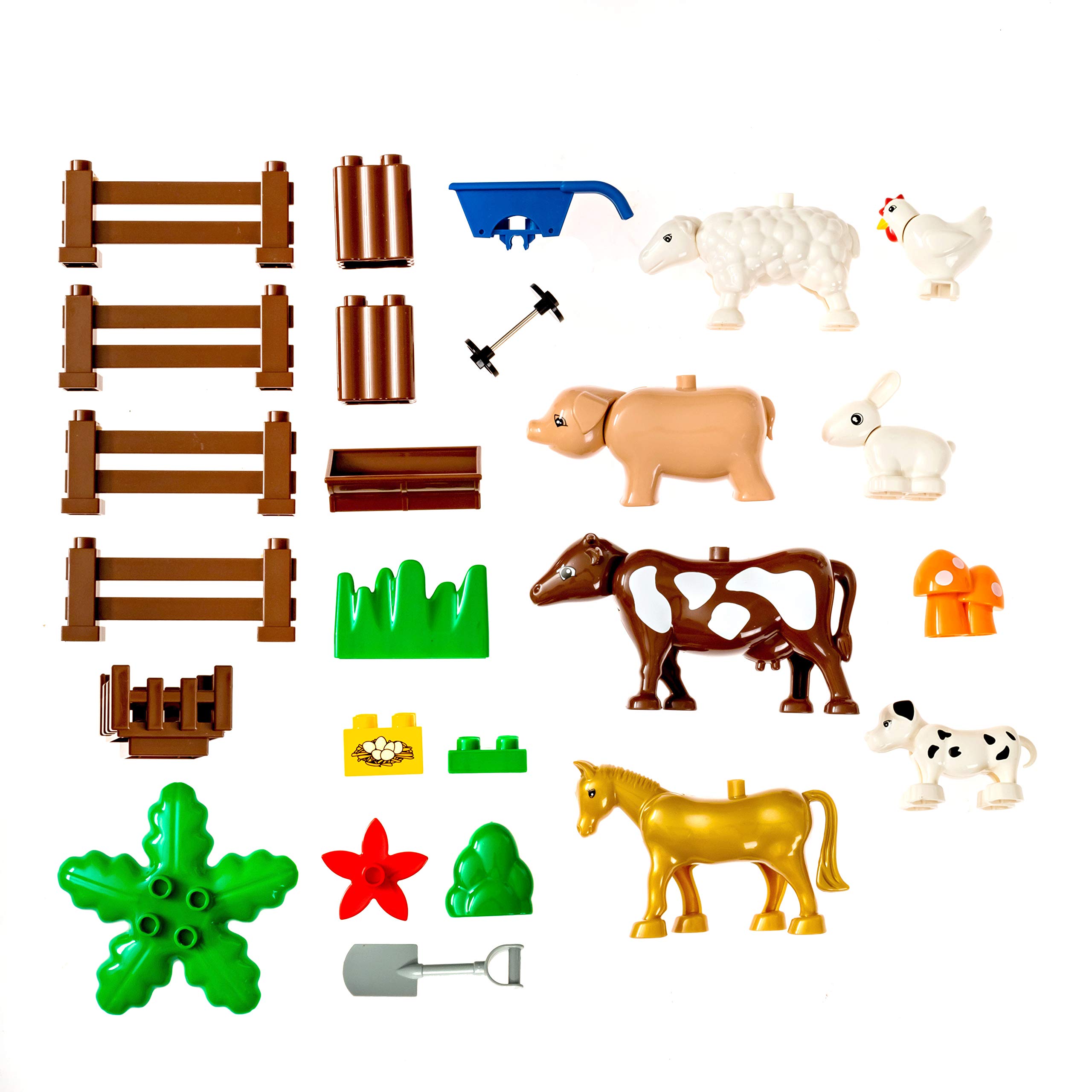 Foto 6 | Set De Bloques De Construcción Apostrophe Games Farm Animals, 24 Piezas - Venta Internacional.