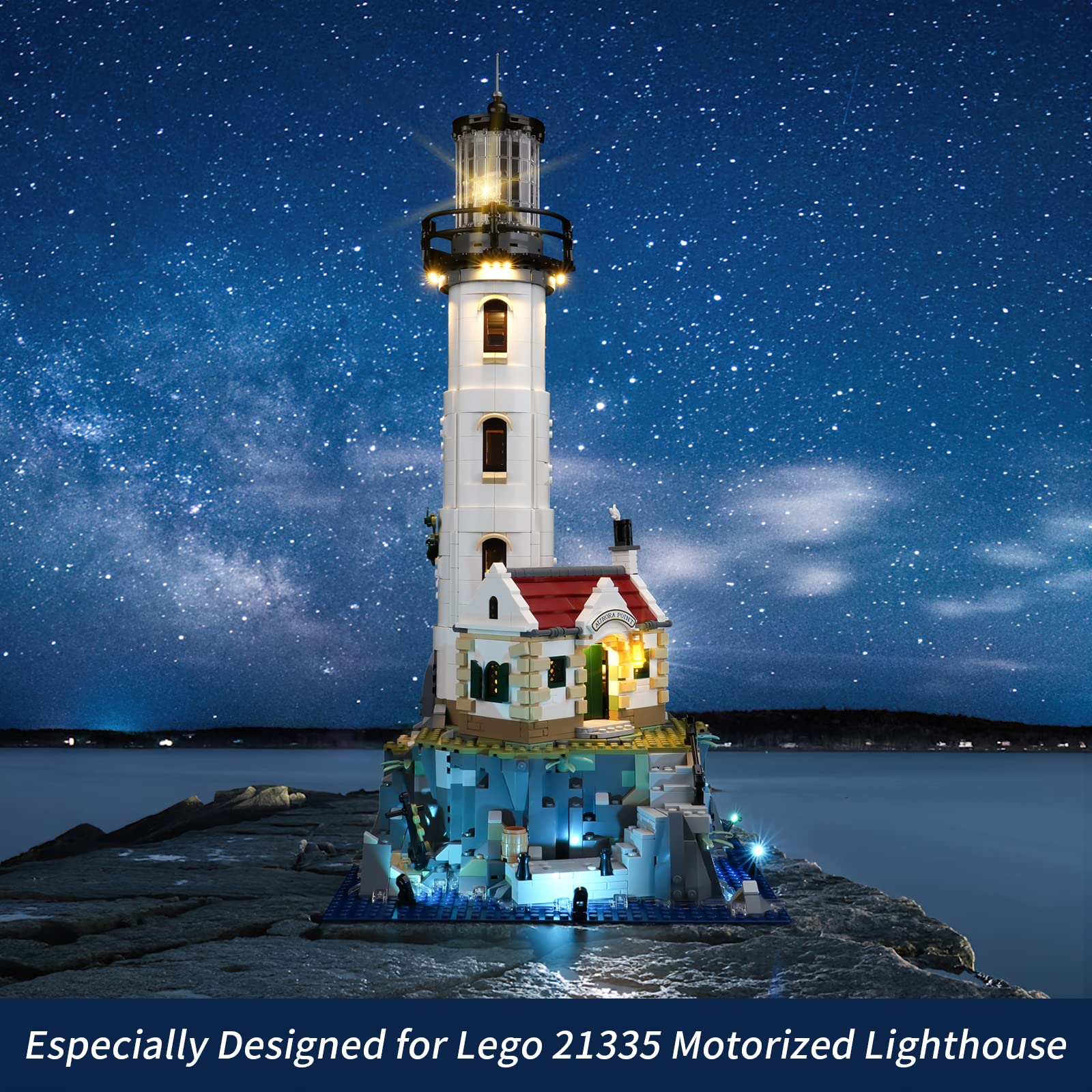 Foto 6 pulgar | Kit De Luces Led Rorliny Para Lego Motorized Lighthouse 21335 - Venta Internacional.