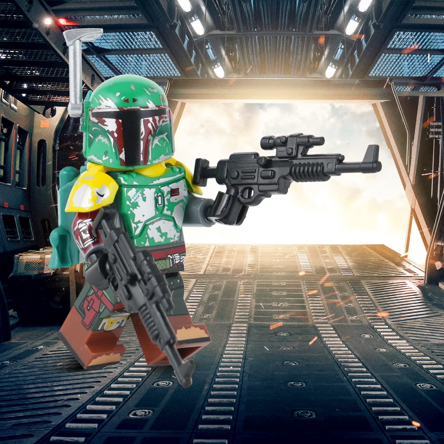 Foto 4 pulgar | Set De Armas Mooxi-moc Space Wars A280-c Clone Trooper Blaster - Venta Internacional.