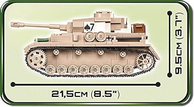 Foto 5 | Bloques De Construcción: Colección Histórica Cobi Panzerkampfwagen - Venta Internacional.