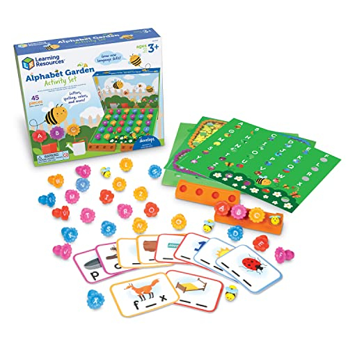 Foto 2 pulgar | Set De Actividades Learning Resources Alphabet Garden, 45 Piezas, 3+ - Venta Internacional.
