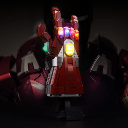 Foto 2 | Kit De Luces Led Para Lego Marvel Nano Gauntlet 76223 De Bourvi - Venta Internacional.