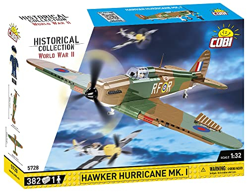 Foto 4 pulgar | Avión Caza Hawker Hurricane Mk I de la Segunda Guerra Mundial Colección Histórica COBI - Venta Internacional