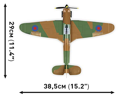 Foto 5 pulgar | Avión Caza Hawker Hurricane Mk I de la Segunda Guerra Mundial Colección Histórica COBI - Venta Internacional