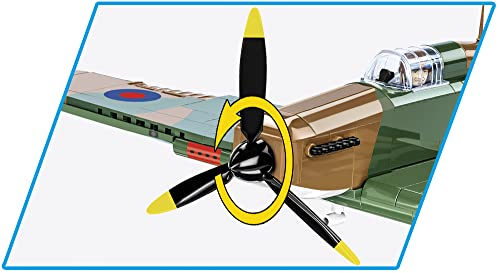 Foto 6 pulgar | Avión Caza Hawker Hurricane Mk I de la Segunda Guerra Mundial Colección Histórica COBI - Venta Internacional