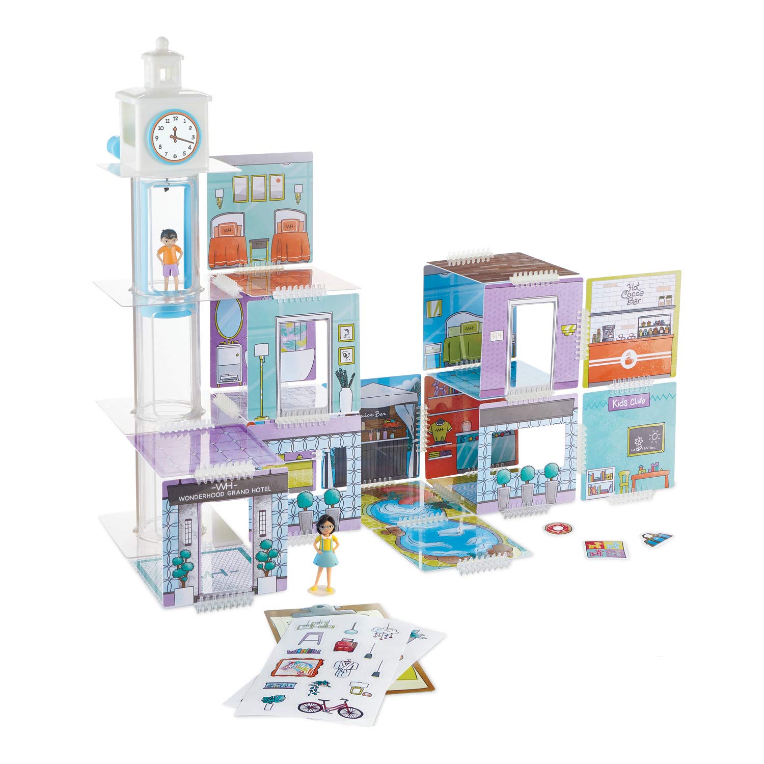 Foto 3 pulgar | Juego Mindware Wonderhood Grand Hotel De 64 Piezas (modelo:  - Venta Internacional.