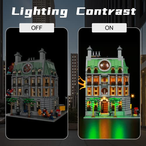 Foto 4 pulgar | Kit de Luces Led Bourvill Para LEGO Marvel Sanctum Sanctorum 76 - Venta Internacional