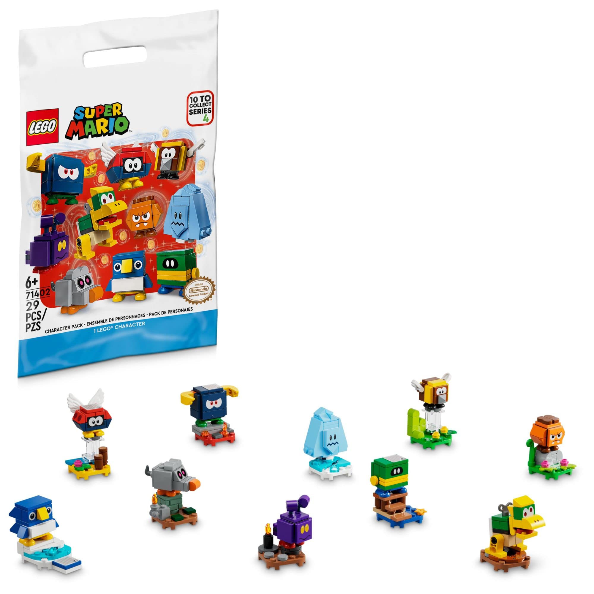 Paquetes De Personajes Lego Super Mario Serie 4 71402 - Venta Internacional.