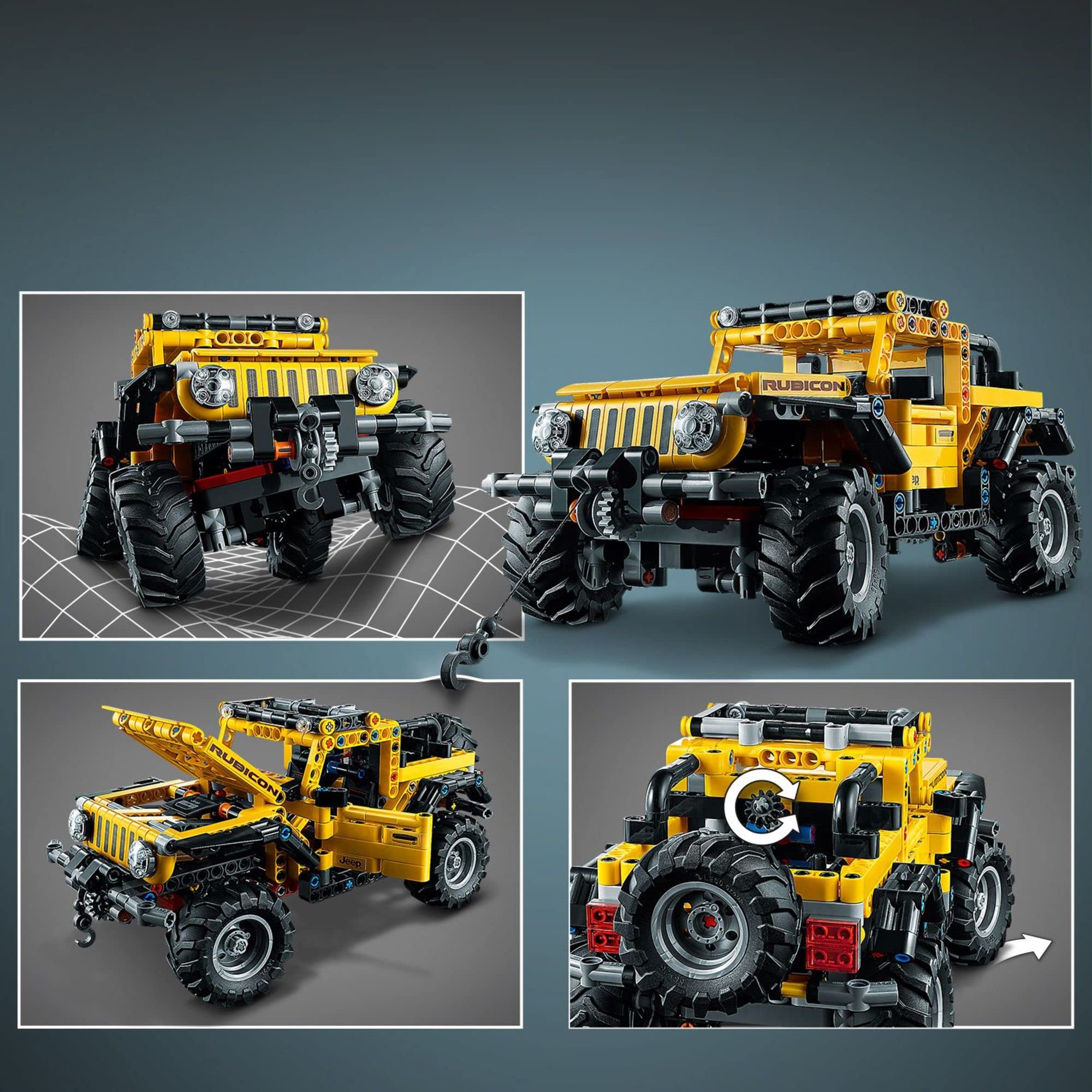 Foto 5 | Kit De Construcción Lego Technic Jeep Wrangler 4x4 42122 Kids 9+ - Venta Internacional.