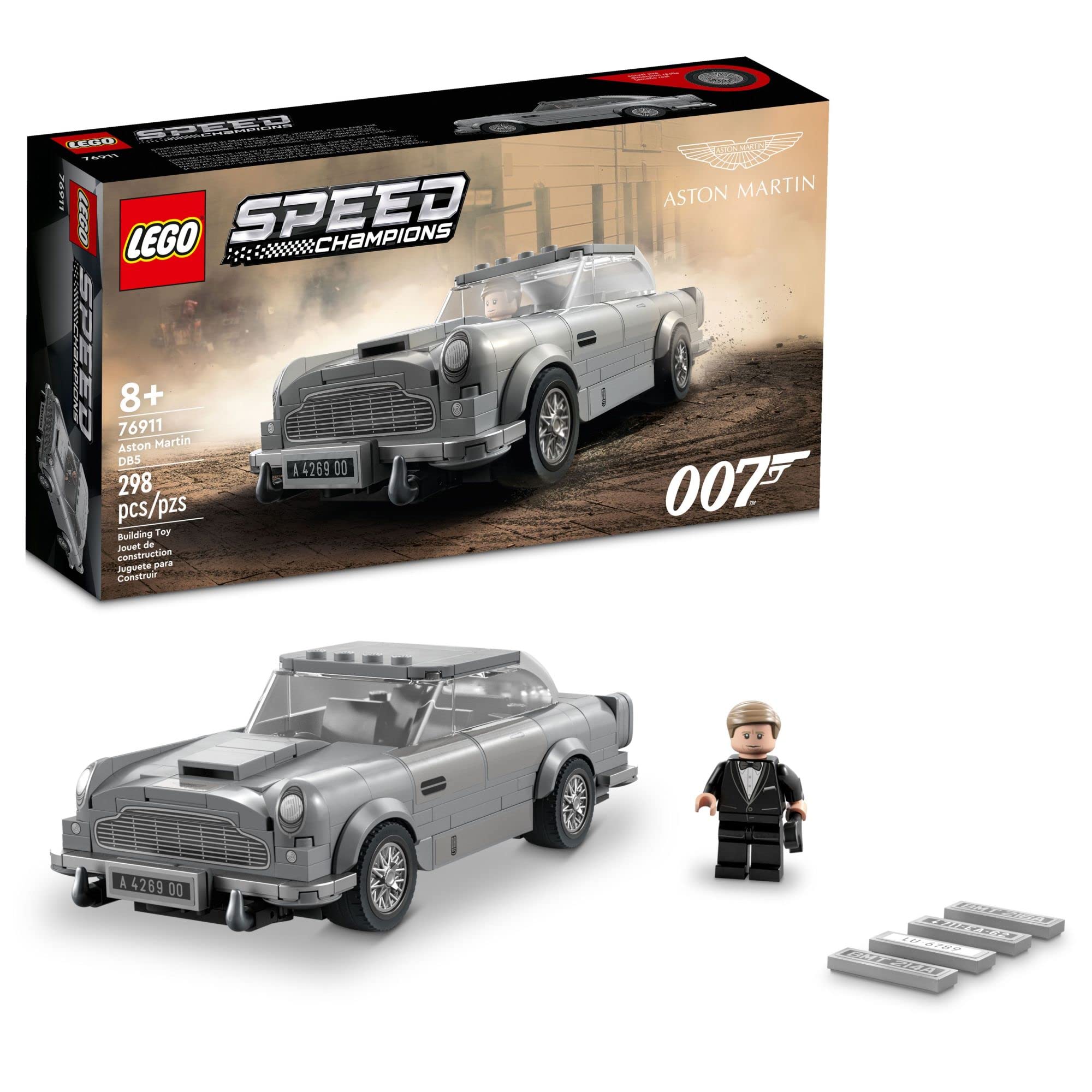 Foto 2 pulgar | Set De Juguetes De Construcción Lego Speed Champions 007 Aston Martin Db5 - Venta Internacional.
