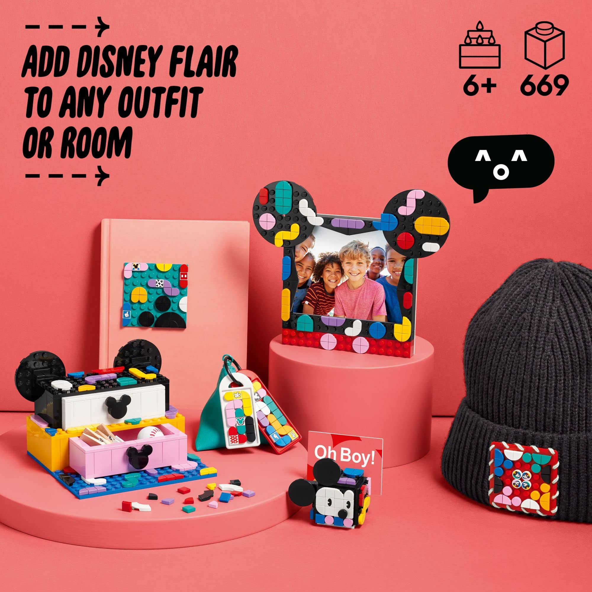 Foto 5 pulgar | Set De Construcción Lego Dots Disney Mickey & Minnie 6 En 1 41964 - Venta Internacional.