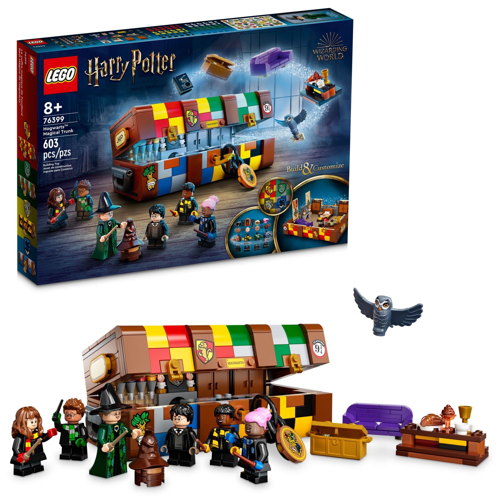Foto 2 pulgar | Set De Equipaje Lego Harry Potter Hogwarts Magical Trunk 76399 - Venta Internacional.