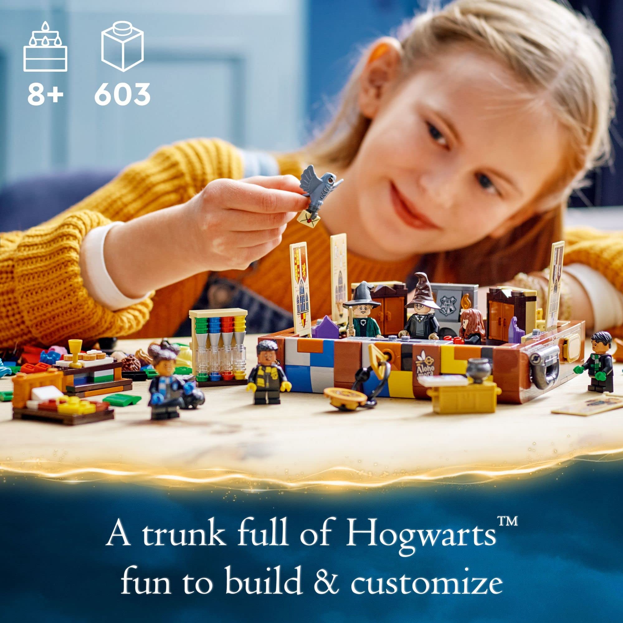 Foto 2 | Set De Equipaje Lego Harry Potter Hogwarts Magical Trunk 76399 - Venta Internacional.