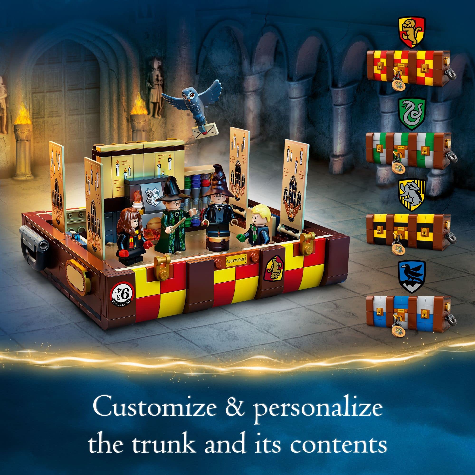 Foto 4 pulgar | Set De Equipaje Lego Harry Potter Hogwarts Magical Trunk 76399 - Venta Internacional.