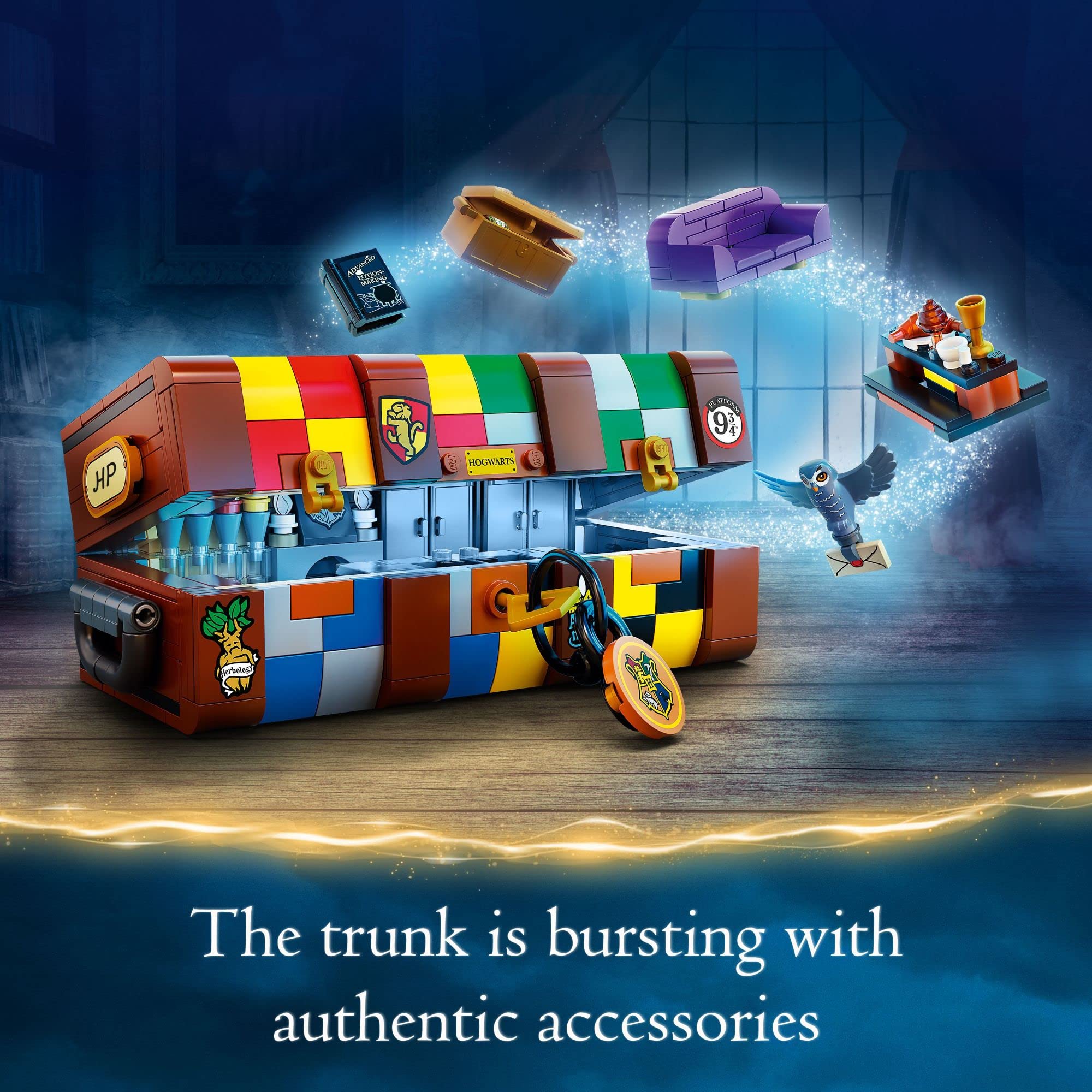 Foto 4 | Set De Equipaje Lego Harry Potter Hogwarts Magical Trunk 76399 - Venta Internacional.