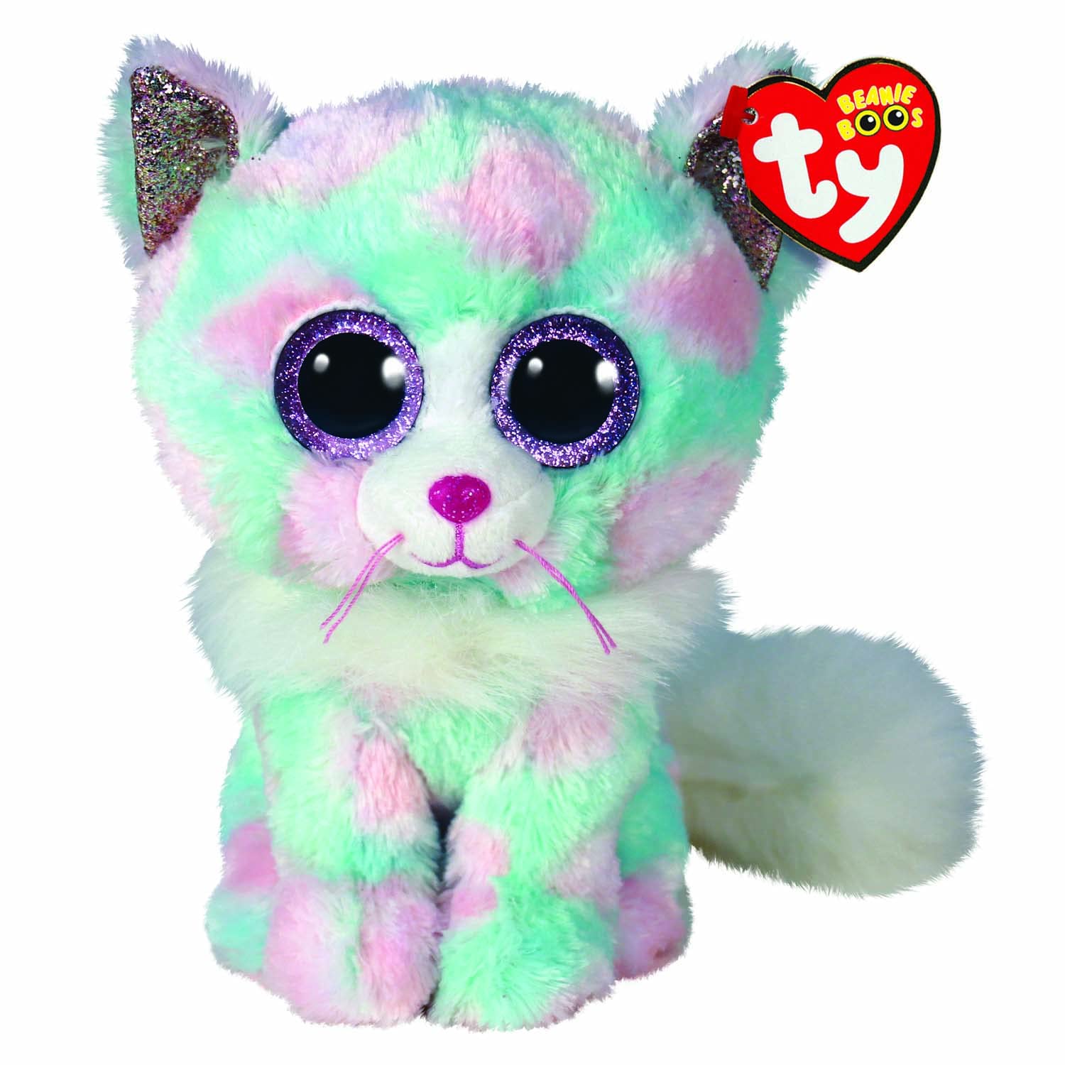 Ty Beanie Boo Opal - Gato Pastel - 6'' - Venta Internacional.