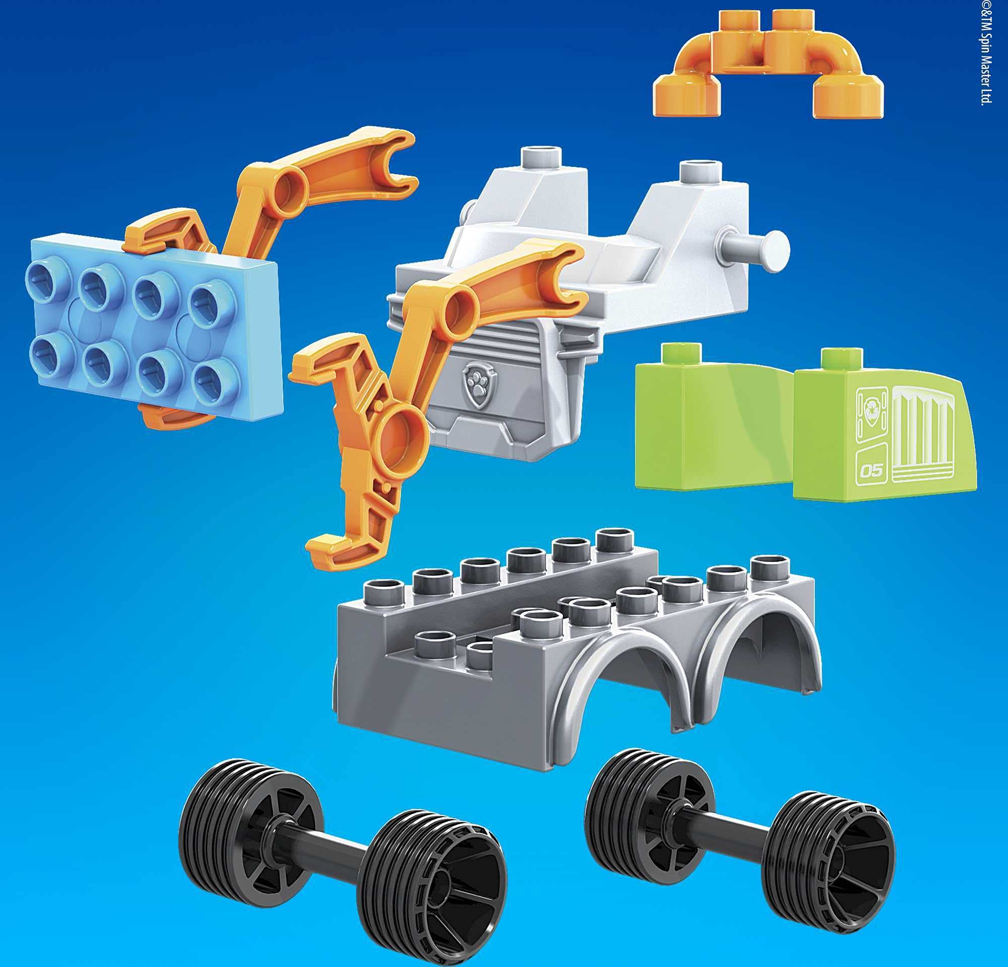 Foto 6 pulgar | Camión De Reciclaje Mega Bloks Paw Patrol Rocky's City De Building Toy - Venta Internacional.