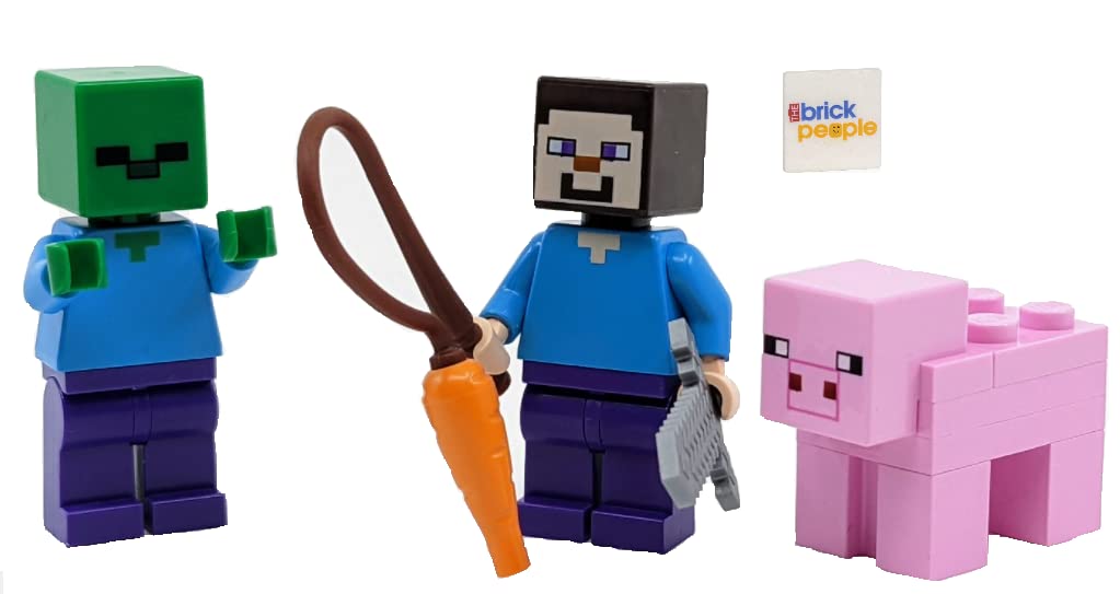 Foto 1 | Lego Minecraft: Steve Creeper Y Pig Lot - Venta Internacional.