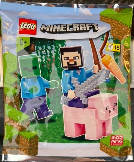 Foto 3 pulgar | Lego Minecraft: Steve Creeper Y Pig Lot - Venta Internacional.