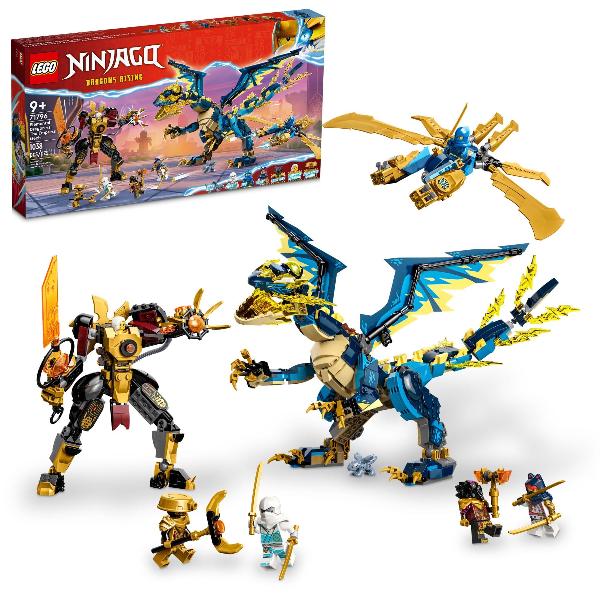 Foto 2 pulgar | Set De Juguetes De Construcción Lego Ninjago Elemental Dragon Vs.the Empire - Venta Internacional.