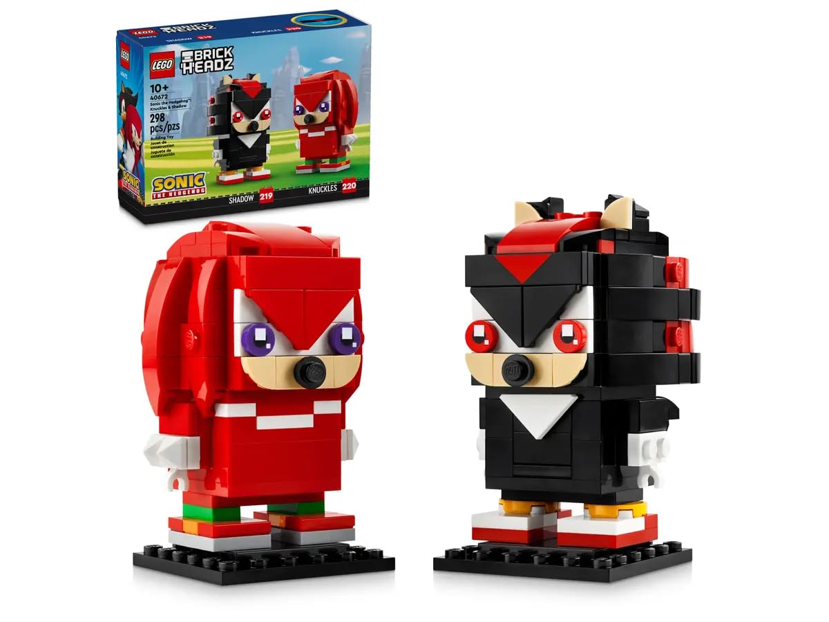 Foto 4 pulgar | Juguete Lego Sonic The Hedgehog Brickheadz Knuckles & Shadow - Venta Internacional.