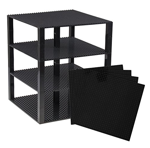 Placas Base Strictly Briks Classic 10x10 Brik Tower X4 Negras - Venta Internacional.
