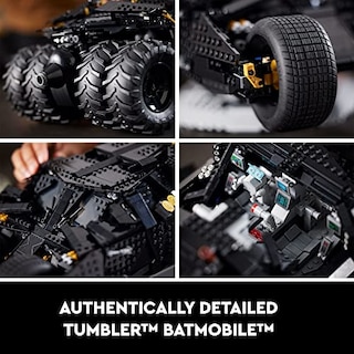 Foto 4 | Batimóvil Lego Dc Batman 76240 Modelo Icónico De Coche Fr - Venta Internacional.