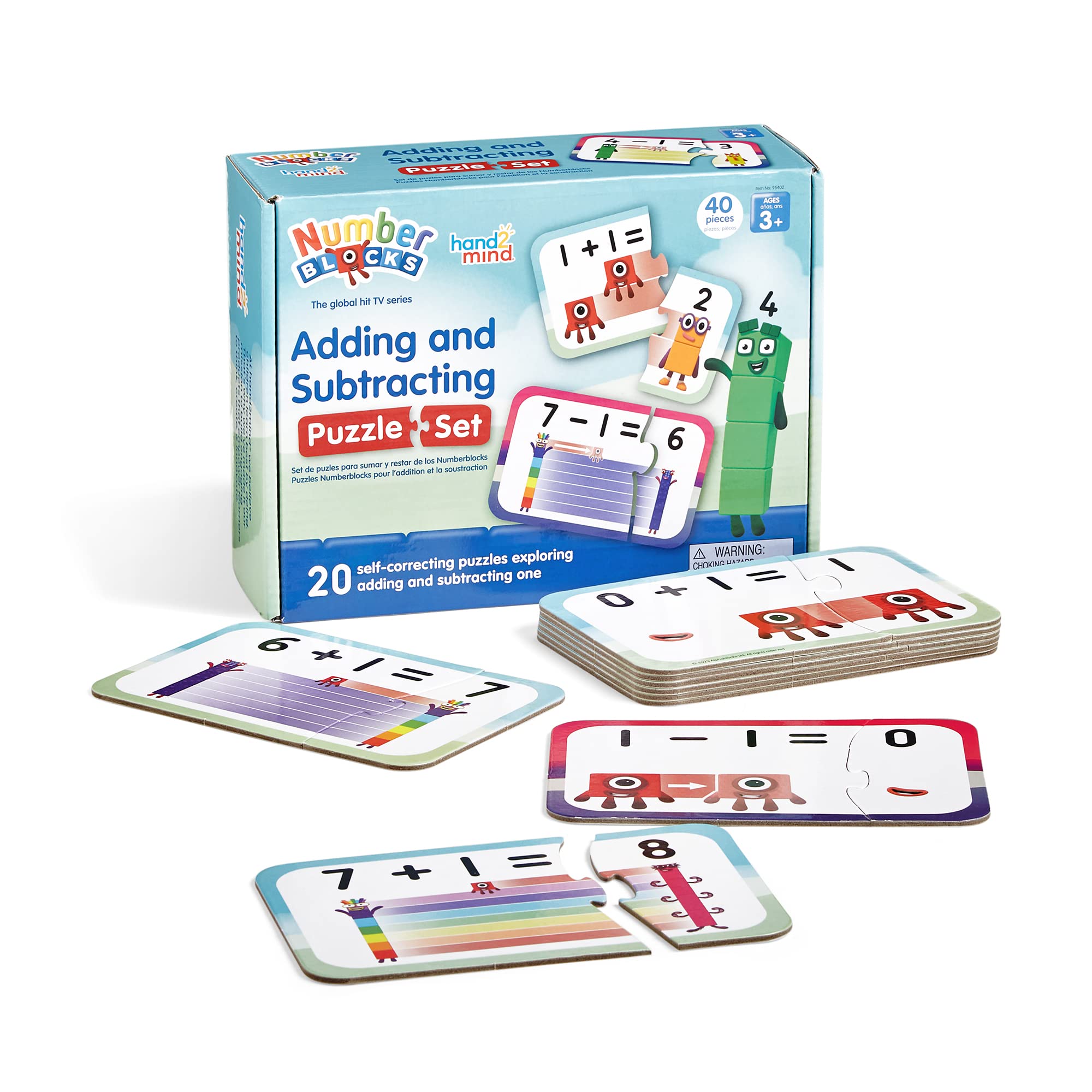 Foto 1 | Juego De Puzles Hand2mind Numberblocks: Suma Y Resta - Venta Internacional.