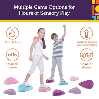 Foto 3 | Stepping Stones Special Supplies, 10 Bloques De Equilibrio Para Niños - Venta Internacional.