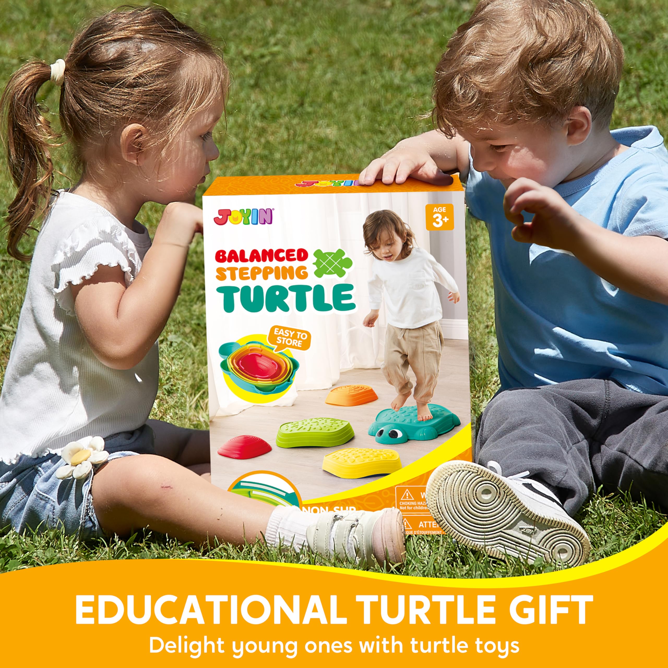 Foto 8 pulgar | Balance Stepping Stones Joyin Turtle Para Niños A Partir De 3 Años (5 Unidades) - Venta Internacional.