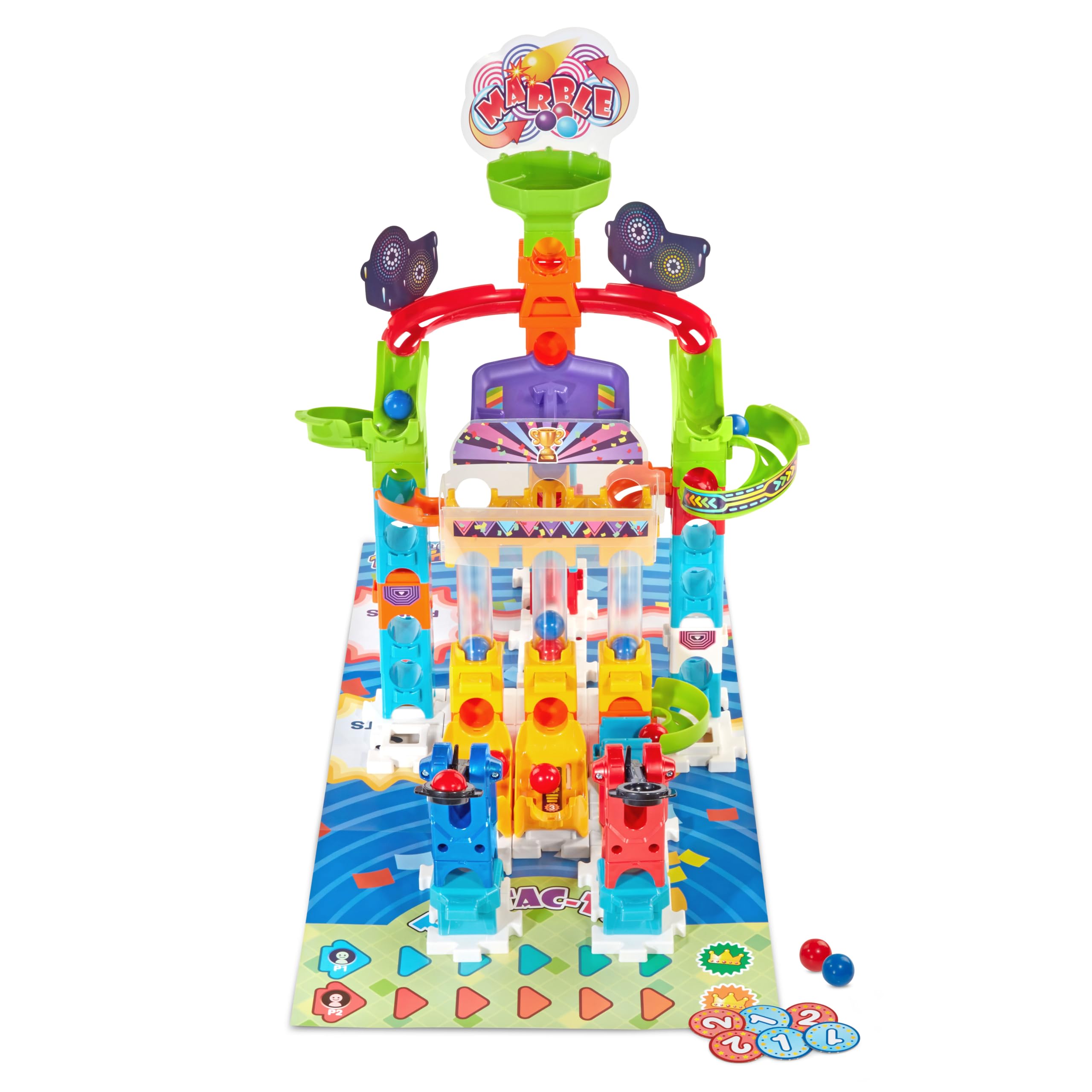 Foto 2 pulgar | Set De Juego Vtech Marble Rush Carnival Challenge 81 Piezas - Venta Internacional.