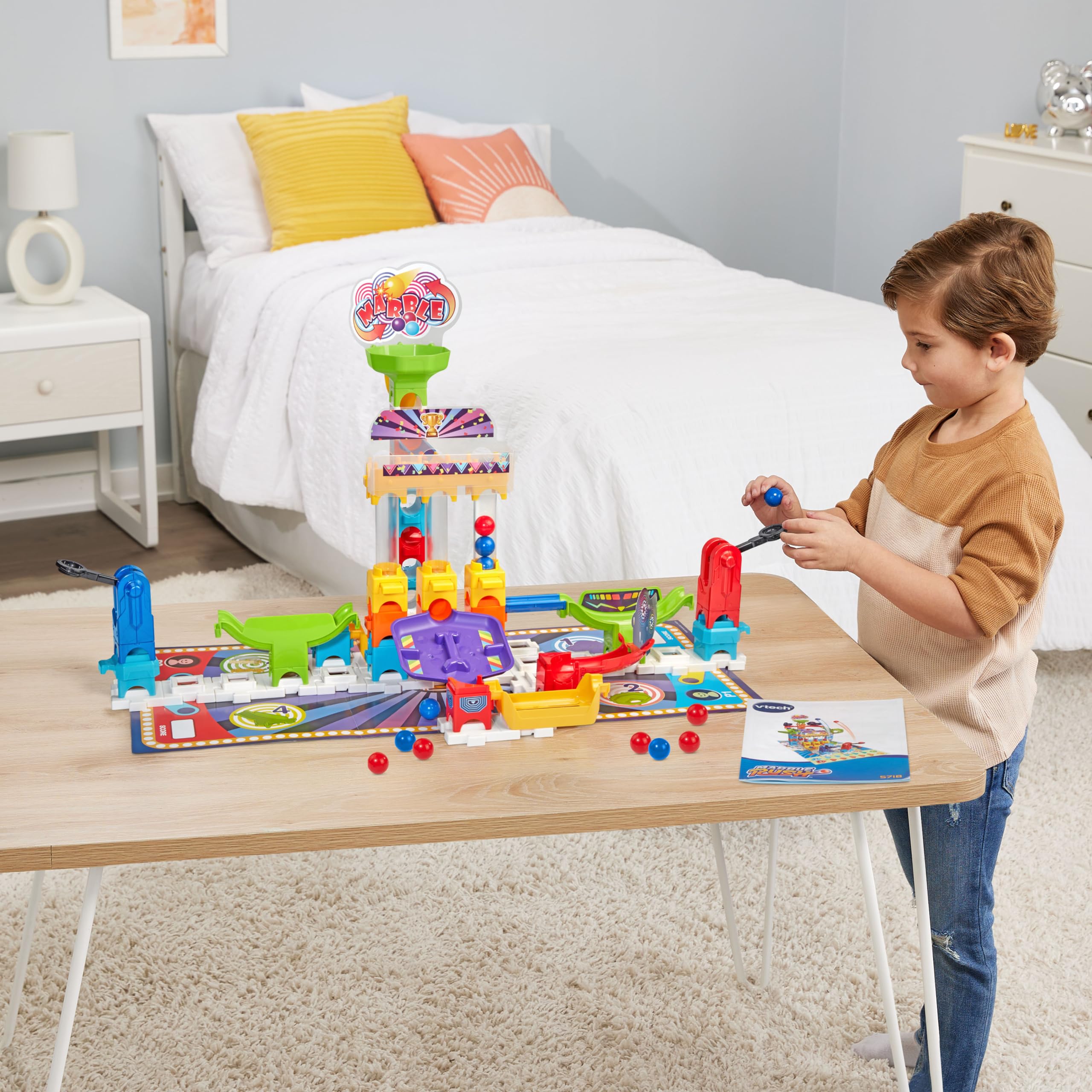 Foto 6 | Set De Juego Vtech Marble Rush Carnival Challenge 81 Piezas - Venta Internacional.