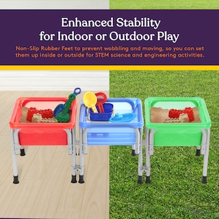 Foto 3 | Suministros Especiales Para Mesa De Actividades Sensoriales Para Niños Con 3 Cubos - Venta Internacional.
