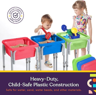 Foto 4 | Suministros Especiales Para Mesa De Actividades Sensoriales Para Niños Con 3 Cubos - Venta Internacional.