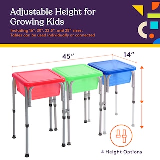 Foto 5 | Suministros Especiales Para Mesa De Actividades Sensoriales Para Niños Con 3 Cubos - Venta Internacional.